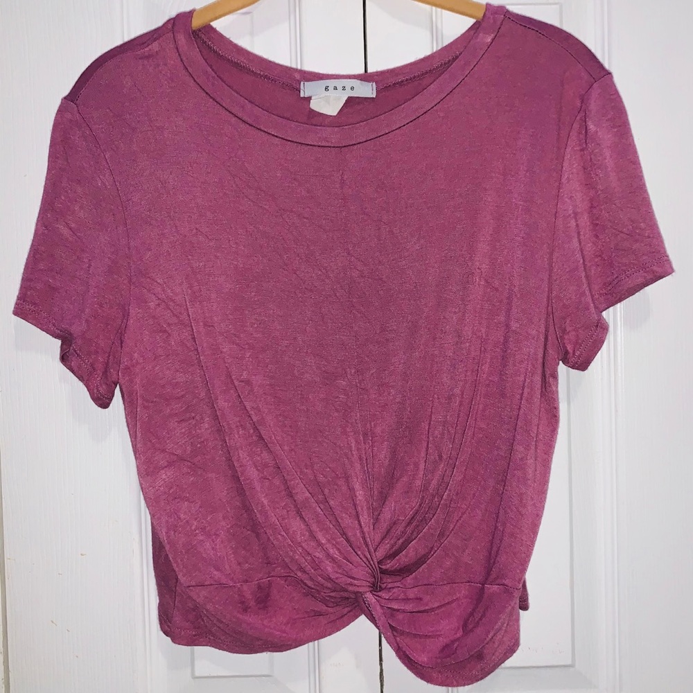 Purple tee